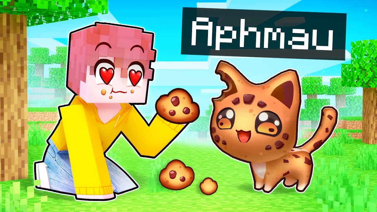Becoming A YUMMY Cookie Kitten In MINECRAFT!