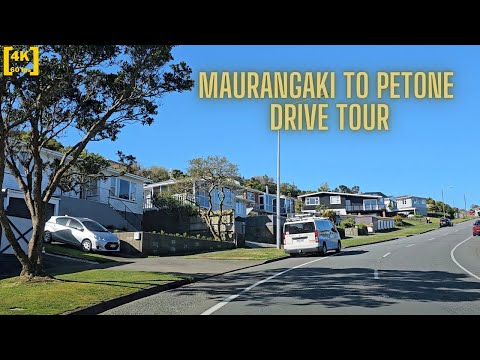 Drive Tour from Maungaraki to Petone, Wellington, New Zealand