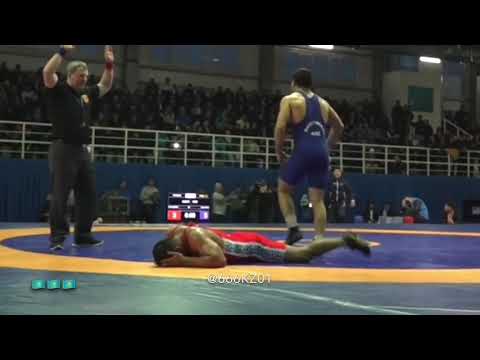 Азамат Даулетбеков - адлет давлумбаев, Чемпионат Казахстана 2017 по вольной борьбе, финал
