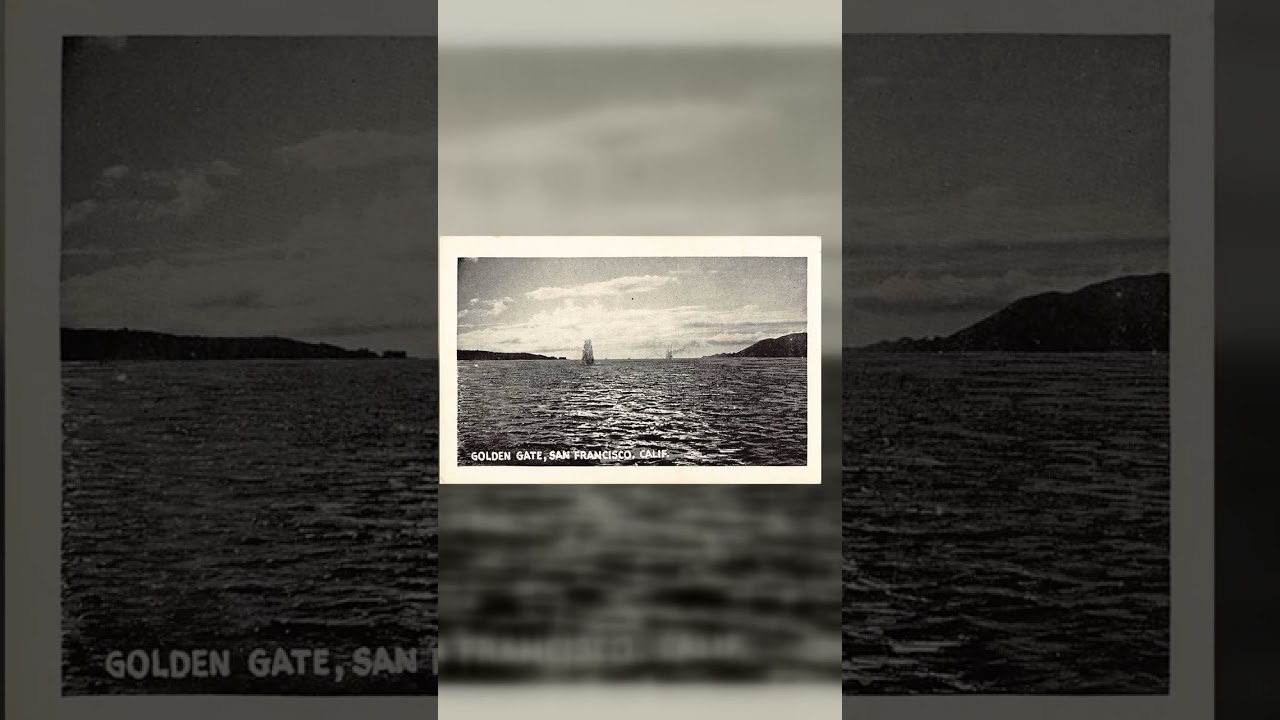 Golden Gate View, San Francisco, Early 20th Century Photo Video