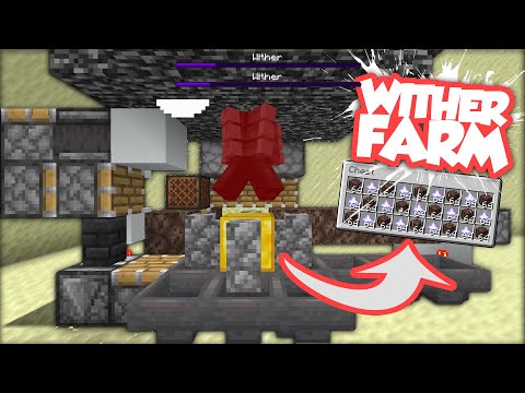 Minecraft Automatische Wither Farm! - 360 pro Stunde!