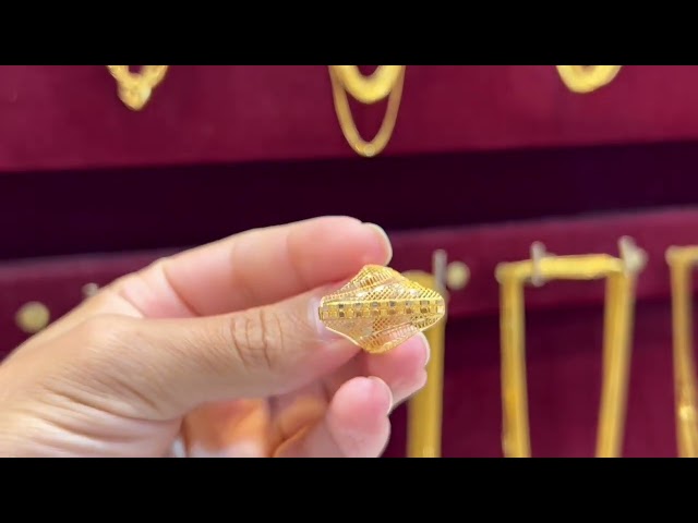 خاتم ذهب عيار 21