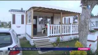 preview picture of video 'reportage france 3- camping la foret stella plage'
