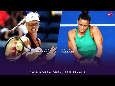 Kiki Bertens vs. Maria Sakkari | 2018 Korea Open Semifinals | WTA Highlights