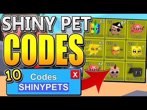 10 MYTHICAL SHINY PET CODES IN ROBLOX MINING SIMULATOR!