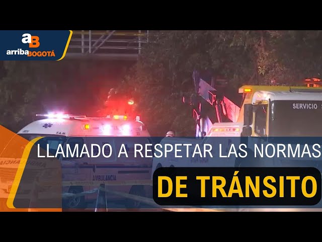 Hombre murió arrollado por camión en la Autopista Norte con calle 195