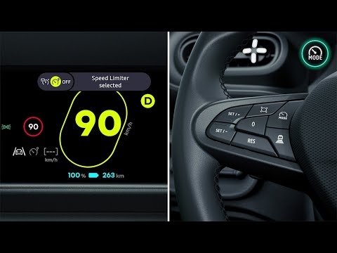 Renault Twingo E-Tech electric - video uputstvo - limiter brzine