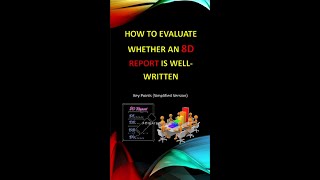 How to evaluate whether an 8D report is well written