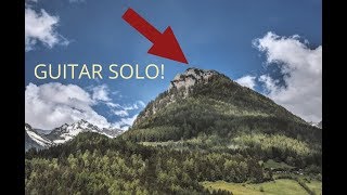 Epic Guitar Solo on a Mountain