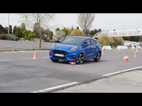 Ford Puma 2020 – Maniobra de esquiva (moose test) y eslalon | km77.com