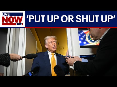 Video | President Trump tells reporters talks with Iran, Russia and Ukraine are 'going okay'