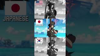 Guilty Gear -Strive- Testament Taunt ENG vs JP vs KRN #GuiltyGear #Strive #Testament #shorts