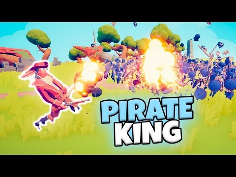 PIRATE KING VS EVERY FACTION (CUSTOM) | TABS MODDED GAMEPLAY