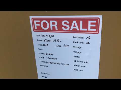 DPX Power: Caterpillar G3516 - 1.070 kVA Gas Generator set - DPX-11570