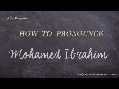 How to Pronounce Mohamed Ibrahim (Real Life Examples!)
