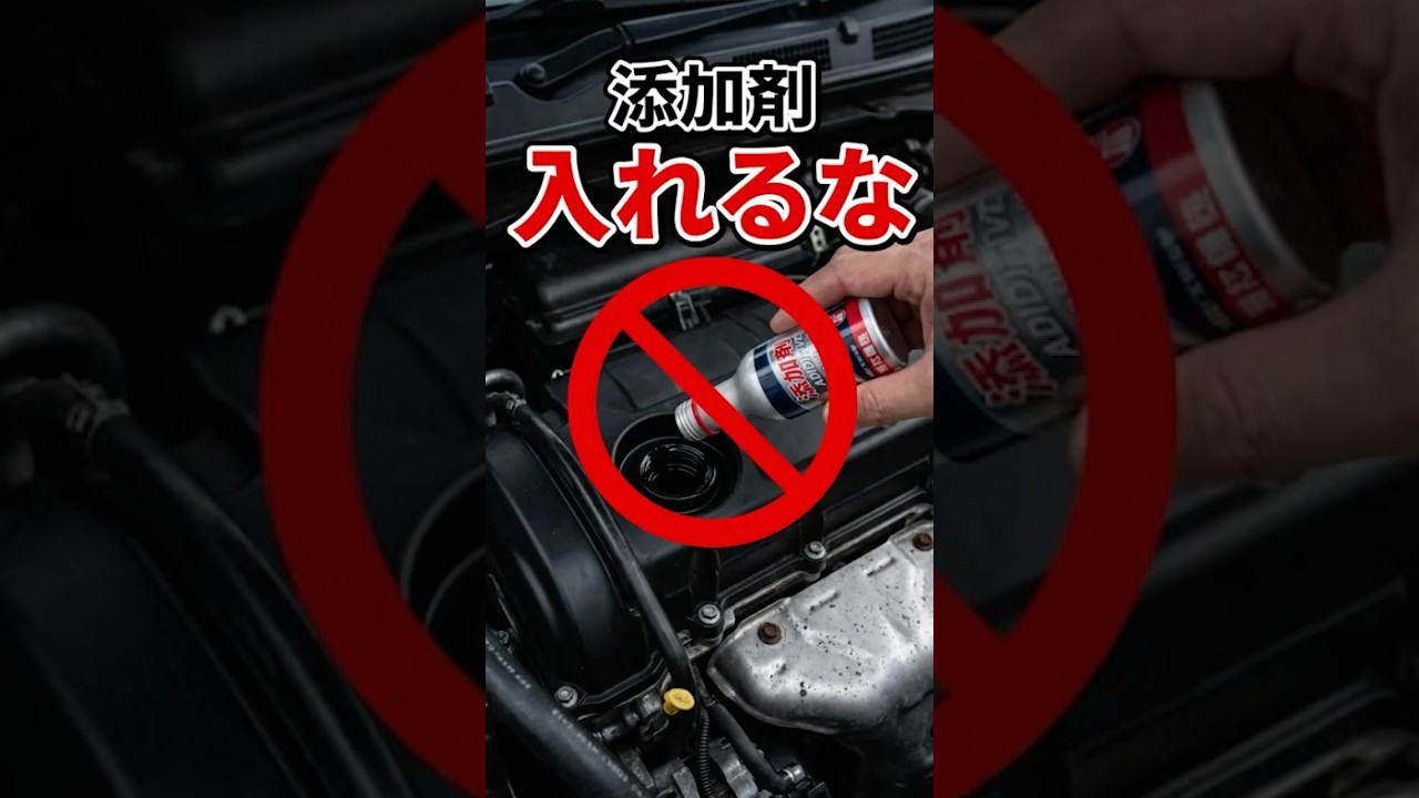 添加剤はやめろ！よかれと思ったメンテがエンジンを壊す