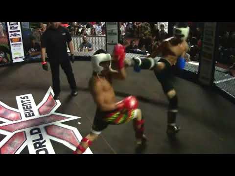 01 Mana Mcallister vs Wilber Alvarez : Hawaii Kickboxing