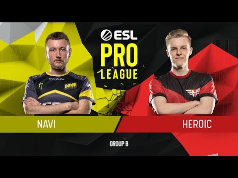 CS:GO - Heroic vs. Natus Vincere [Mirage] Map 2 - Group B - ESL Pro League Season 9 Europe