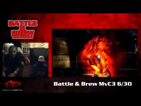 Battle & Brew 6/30 Marvel vs Capcom 3 Winners Finals Launchpad vs ATL_R3DD