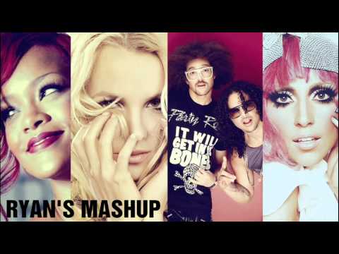[Mashup] Lady Gaga ft. Britney Spears, LMFAO, Rihanna - Born This Sexy Till The S&M [HQ + DL]