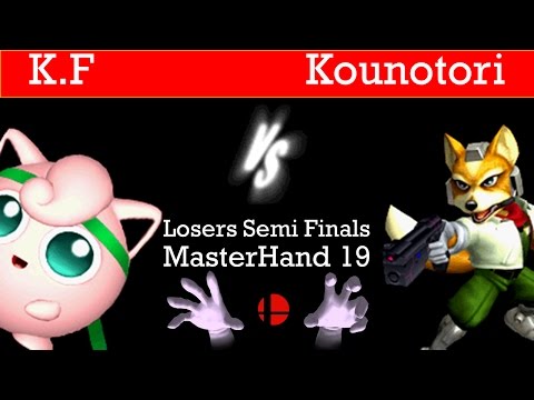 MasterHand 19 LSF - K.F(Jigglypuff) vs. Kounotori(Fox)