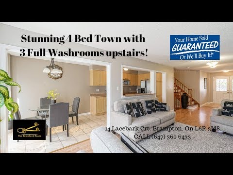 14 Lacebark Crt, Brampton, ON L6R 3M8 Roger Townsend (647) 360 6433