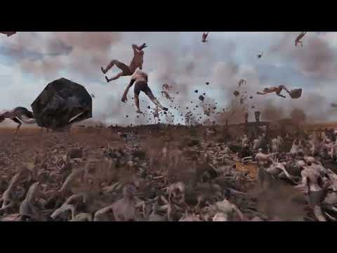 6000 MODERN SOLDIER & CATAPULT vs 250.000 STANDARD ZOMBIE | ULTIMATE EPIC BATTLE SIMULATOR 2