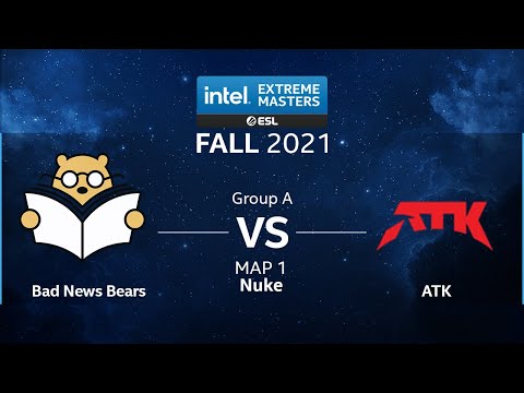 CS:GO - Bad News Bears vs. ATK [Nuke] Map 1 - IEM Fall 2021 - Group A - NA