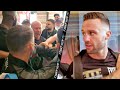 JOSE RAMIREZ FANS GO AFTER JOSH TAYLOR AFTER WEIGH IN; FIGHT ALMOST BREAKS OUT IN HOTEL!