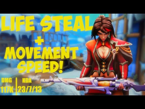 VIVIAN NEW BUILD WITH LIFE STEAL AND MOVEMENT SPEED! | Paladins Gameplay - Build