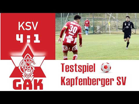 GAK 1902 ⚽️ Kapfenberg 4 : 1 Testspiel