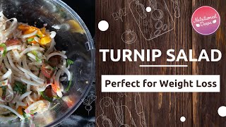 Stay Fit And Refreshed: Crisp And Refreshing Turnip Salad Recipe | NutritionistDeepa.com