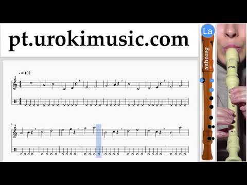 Curso de Flauta Doce B. Clean Bandit - Rockabye ft Sean Paul Anne-Marie Tablatura Parte#1