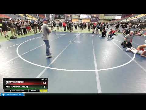 106 Lbs Champ. Round 1 - Brett Swenson, MN Vs Kristian DeClercq, IL 16ba