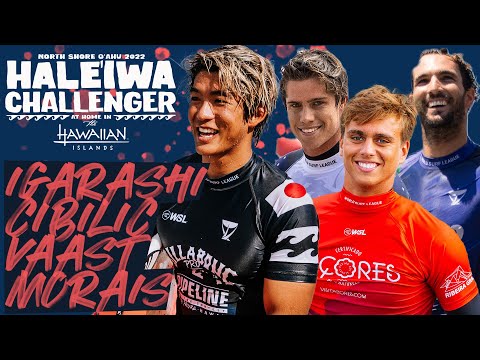 Kanoa Igarashi, Morgan Cibilic, Kauli Vaast, Frederico Morais | Haleiwa Challenger - Quarterfinals