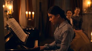 Emily Dickinson singing Hard Times Come Again No More (with lyrics) | Dickinson S03 Ep05