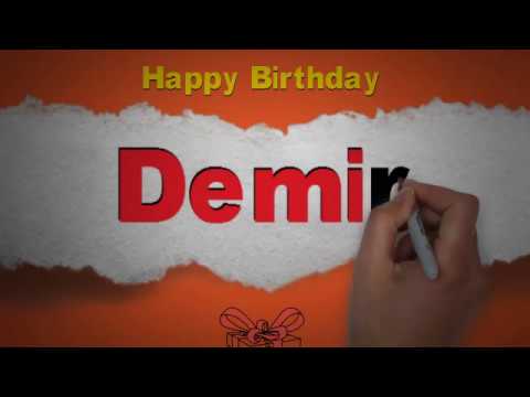 Demir | Happy Birthday Demir || Happy Birthday To You !  ✅ 🎁