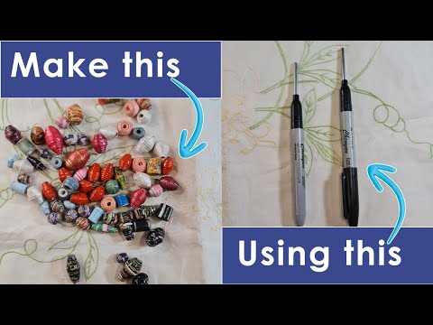 DIY einziehbare Papierperlenrolle, die tatsächlich funktioniert