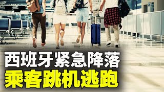 24名乘客西班牙飞机上逃跑，一乘客装病飞机迫降西班牙，飞机乘客逃跑非同寻常【时事追踪】