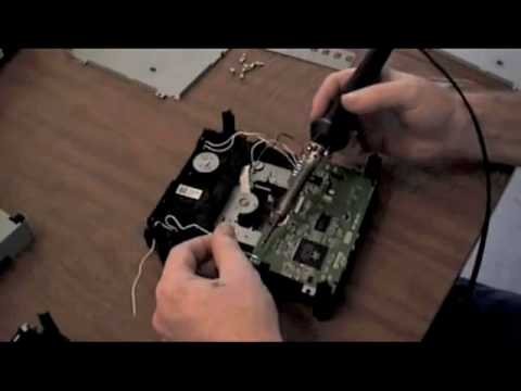 How to change the circuit board in a Ben Q/ Phillips dvd drive for the XBox 360