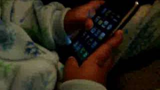 Baby Genius with iPhone 1 yr old