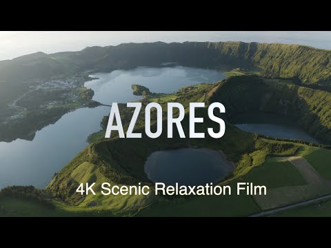 THE AZORES 4K: Scenic Peace Relaxation Film (Calming Music)