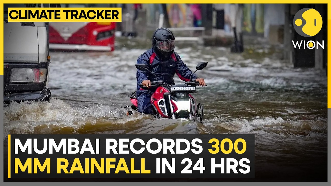 Mumbai Weather: Mumbai Records 300 mm Rainfall In 24 Hours As Monsoon Intensifies | WION