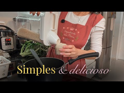 VLOG: almoço caseiro delicioso | Tudo fresquinho: arroz, lentilha, frango & batata na air fryer! 😋