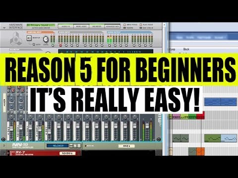 Reason 5 Brief Tutorial For Beginners by Ray Ray Beats