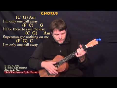 One Call Away (Charlie Puth) Bariuke Cover Lesson with Chords/Lyrics - Capo 1st