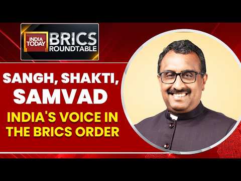 Dr Ram Madhav at India Today BRICS Roundtable 2026