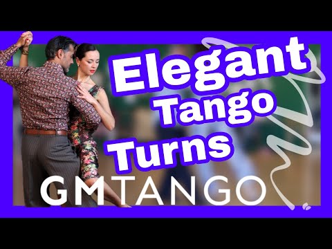 Elegant Tango Turns: From Hip Control to Flow