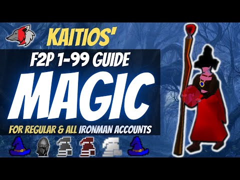 (OSRS) Efficient F2P 1-99 Magic Guide For Regular & All Ironman Accounts