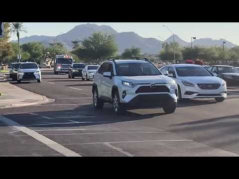 Phoenix Fire Engine 91 Code 3 Response w/ Horn and EQ2B